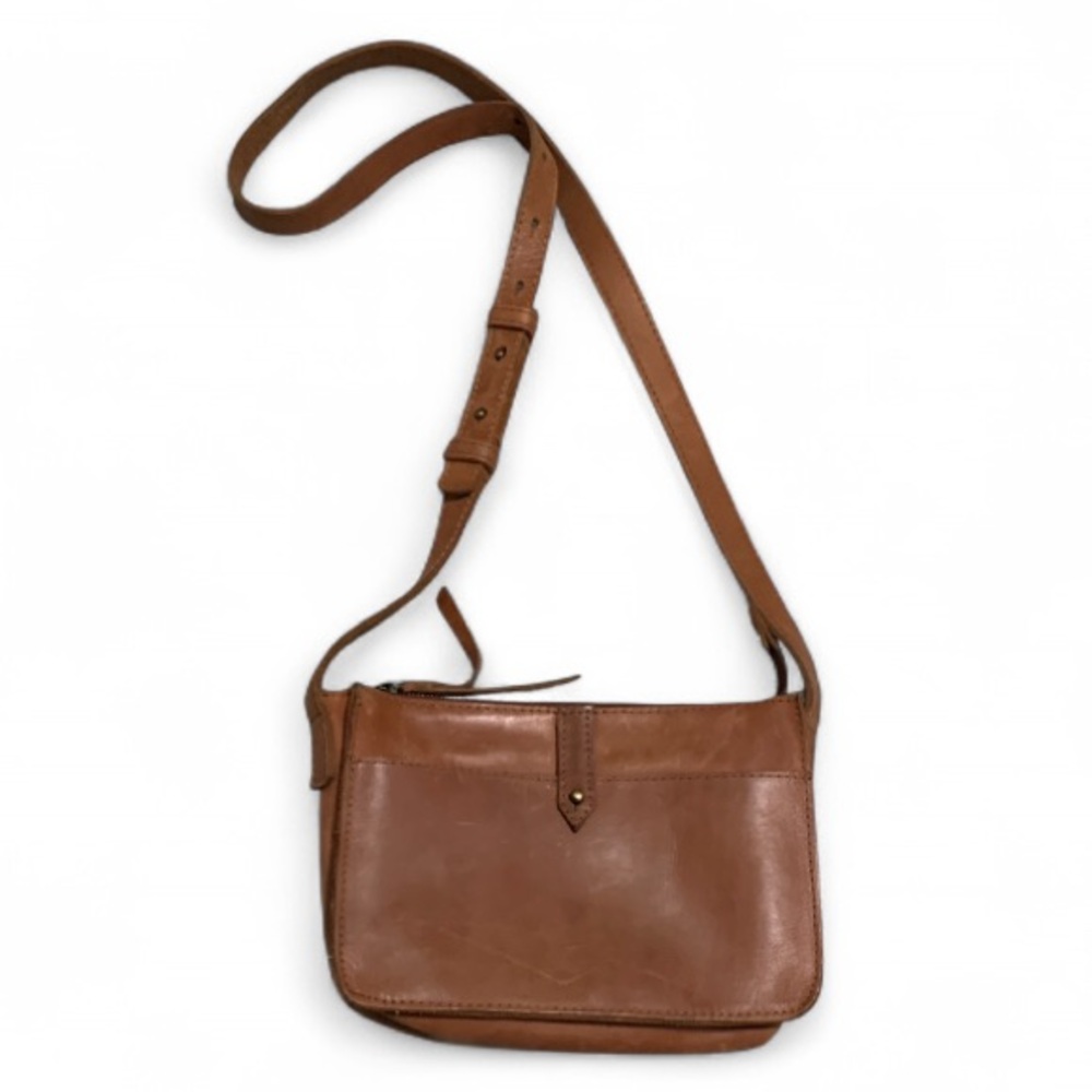 Able Light Brown Genuine Leather Bag